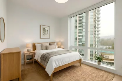 Bedroom 3 Photo of 1203 1500 Fern Street, North Vancouver, BC