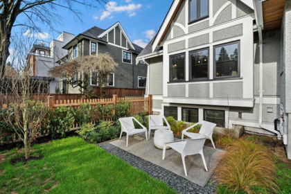 Aerial View of 1141 W 33rd Avenue, Vancouver, BC