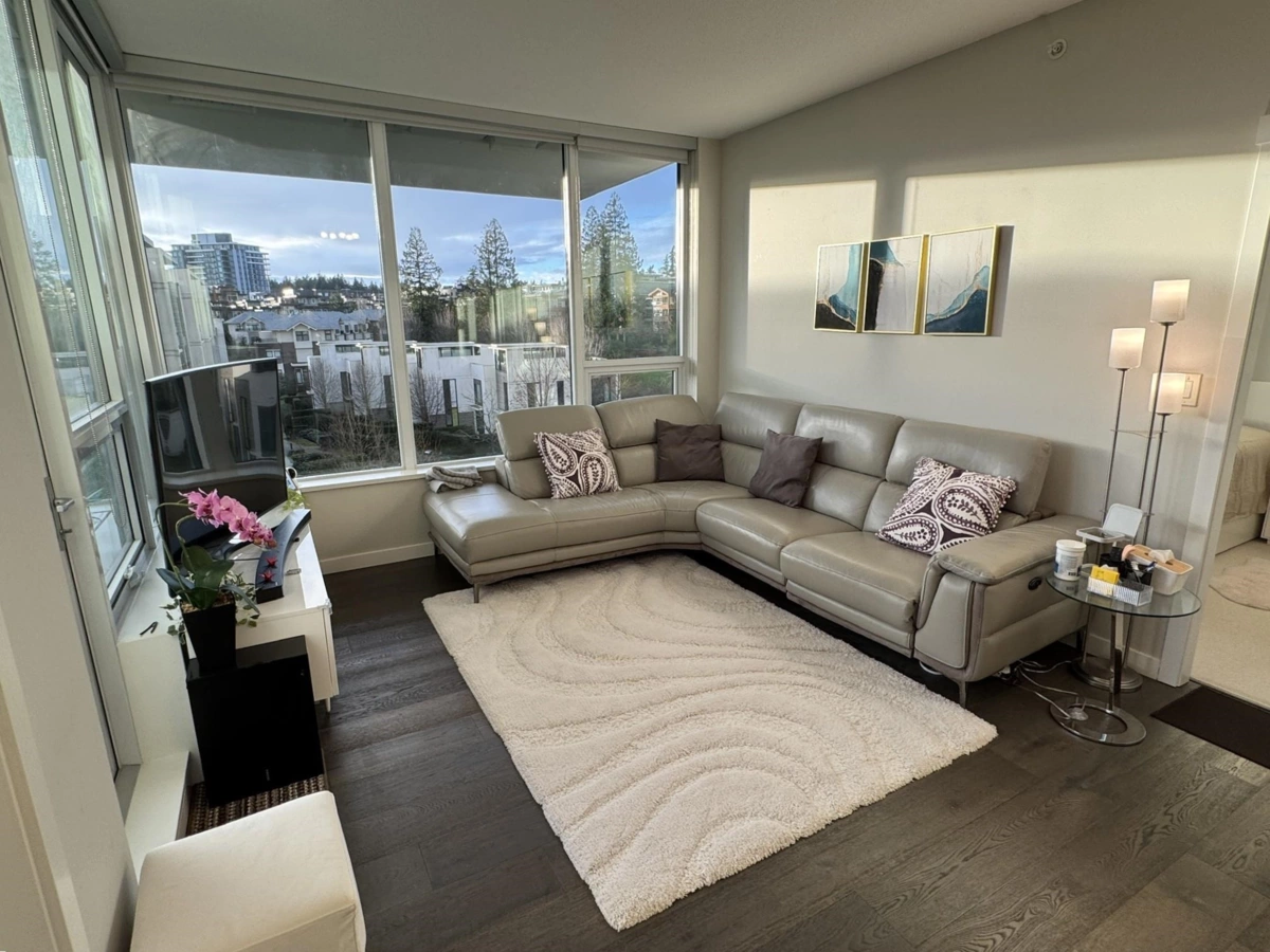 Living Room Photo of 501 3487 Binning Road, Vancouver, BC