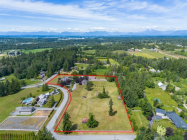 Aerial View of 382 194 Street, Surrey, BC