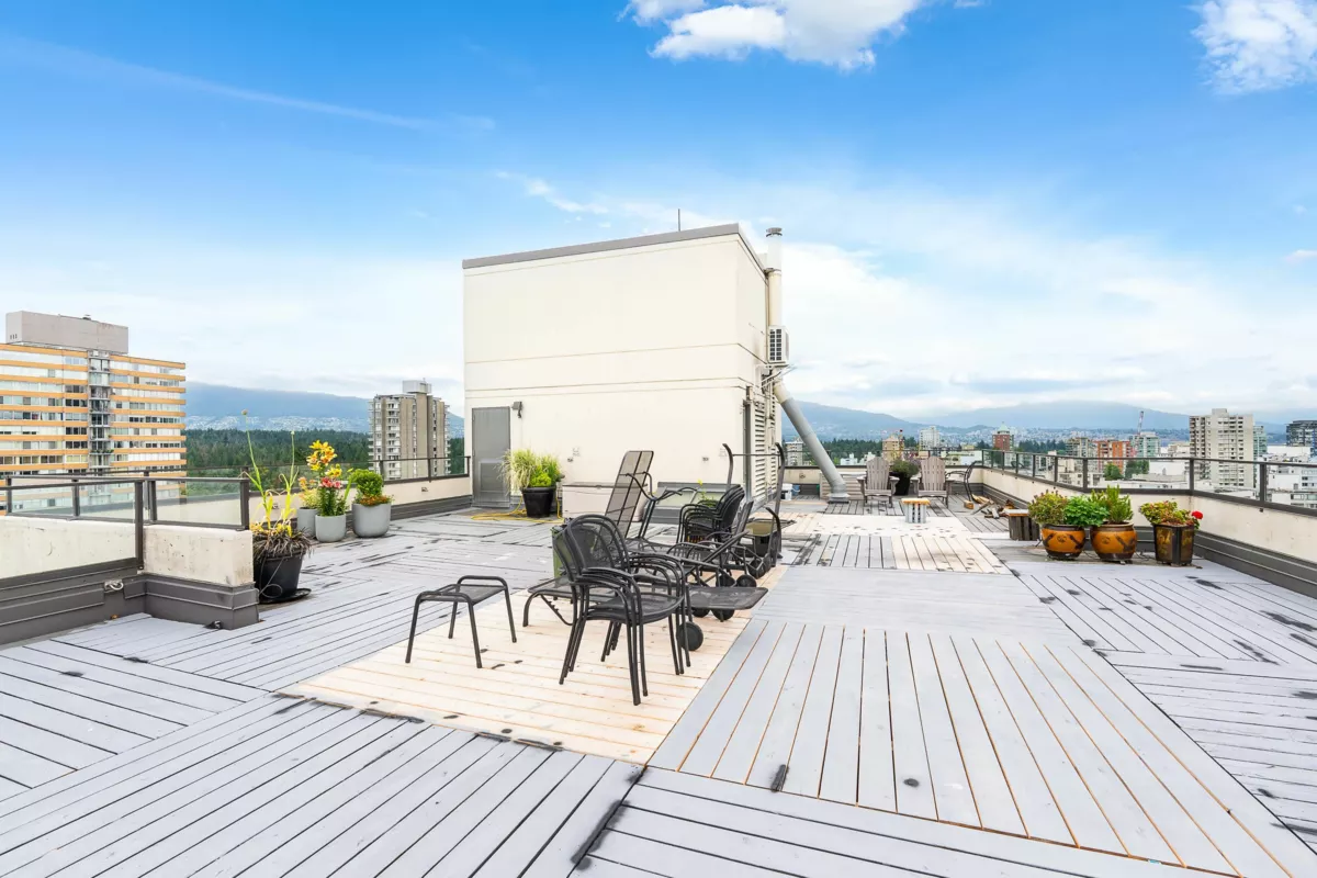 Outdoor Deck Photo of 201 1995 Beach Avenue, Vancouver, BC