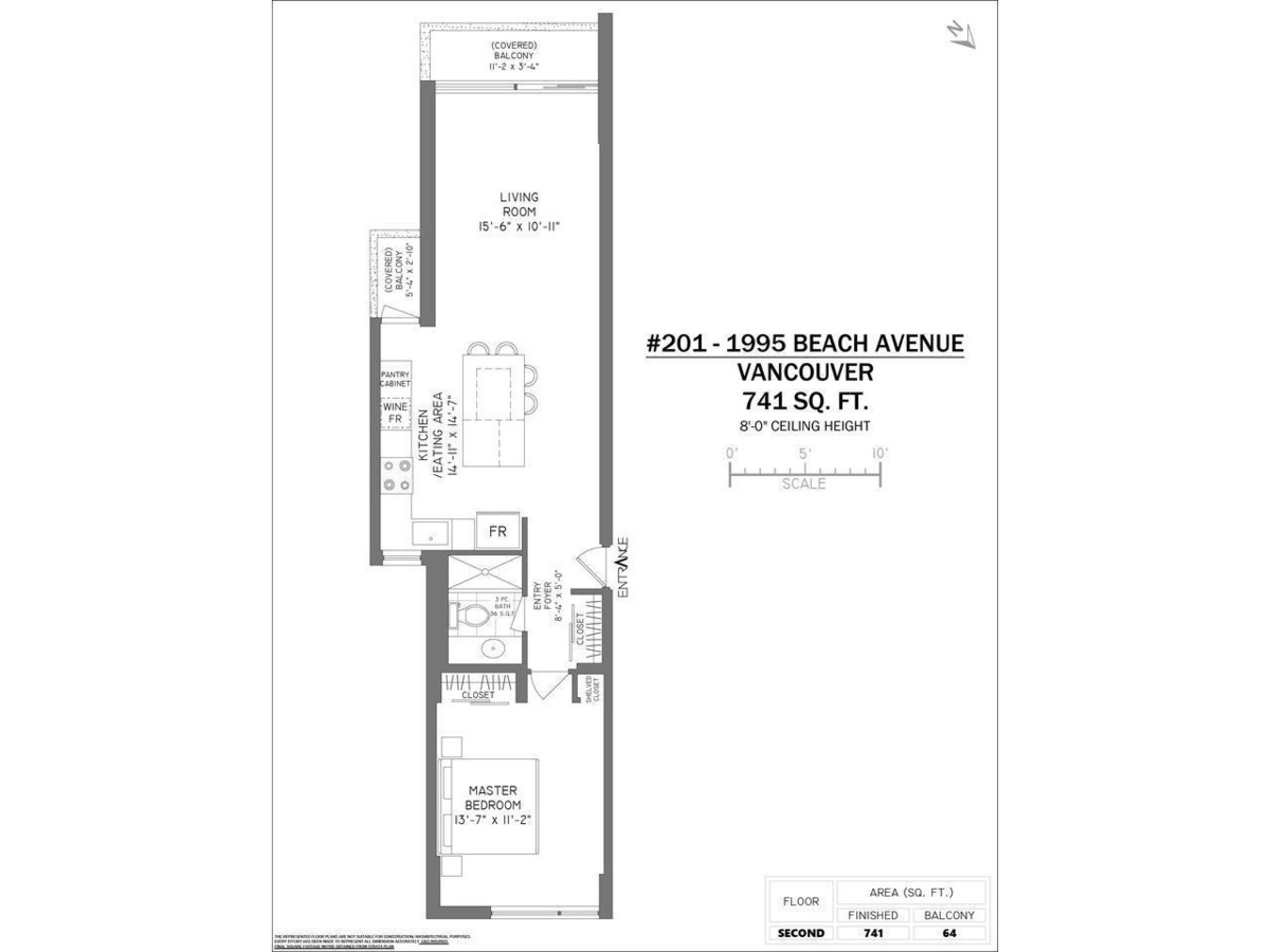 Outdoor Kitchen Photo of 201 1995 Beach Avenue, Vancouver, BC