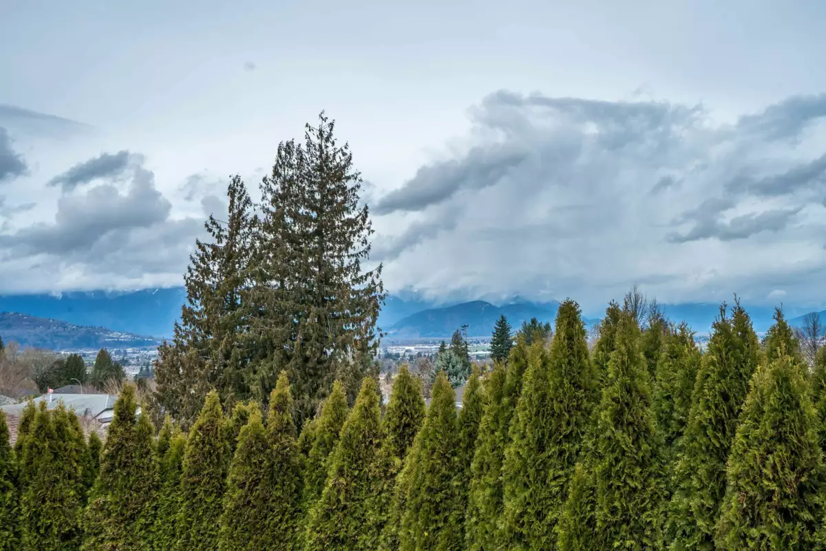 Aerial View of 5465 Highroad Crescent, Chilliwack, BC