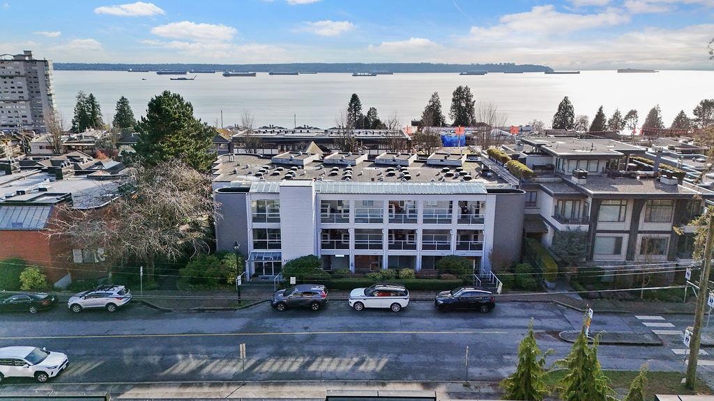 Aerial View of 101 2412 Haywood Avenue, West Vancouver, BC