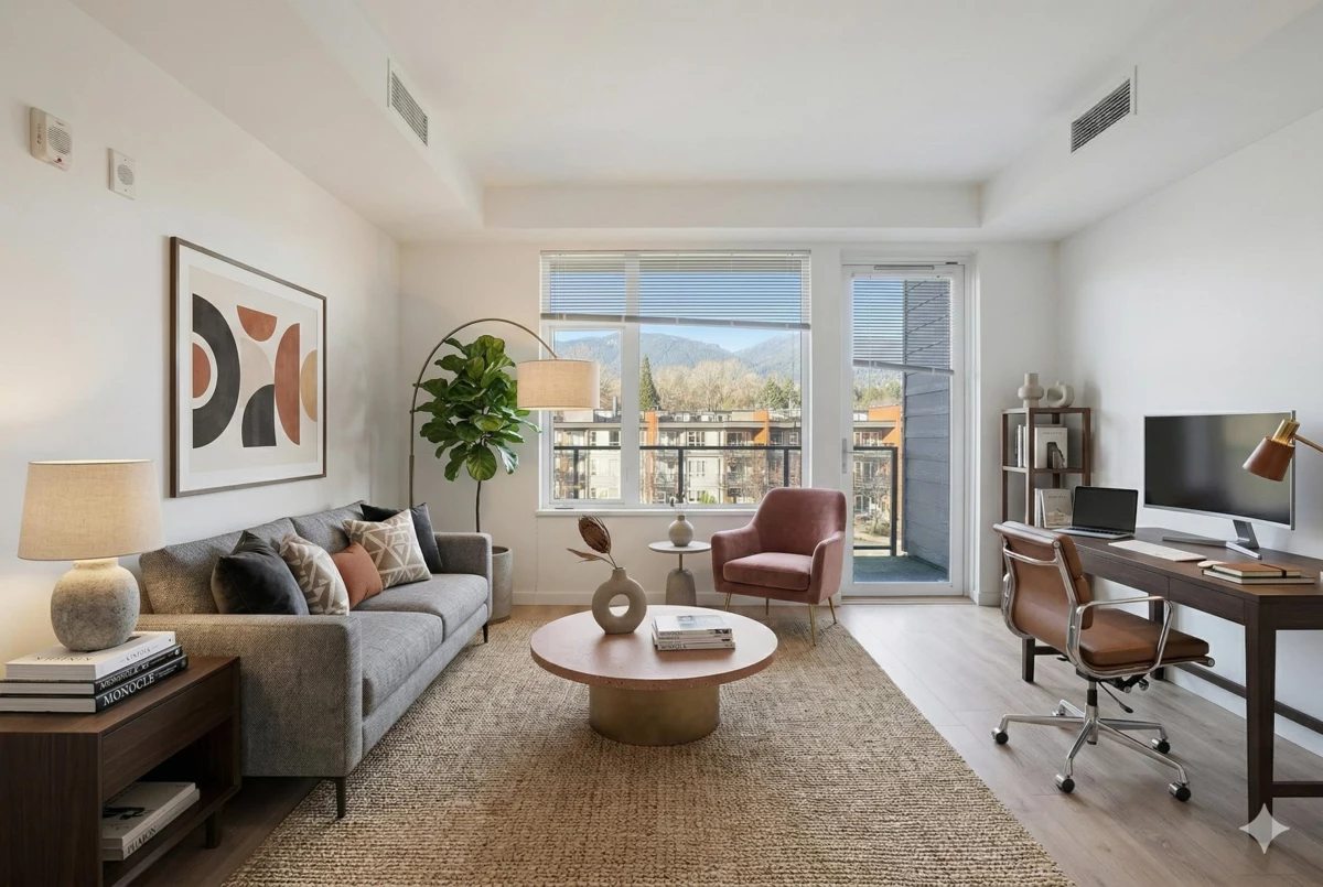 Exterior Rear Photo of 414 725 Marine Drive, North Vancouver, BC