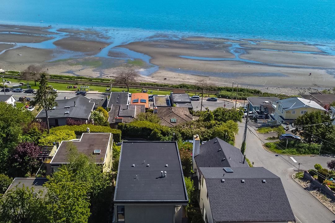 Aerial View of 14553 Sunset Drive, White Rock, BC