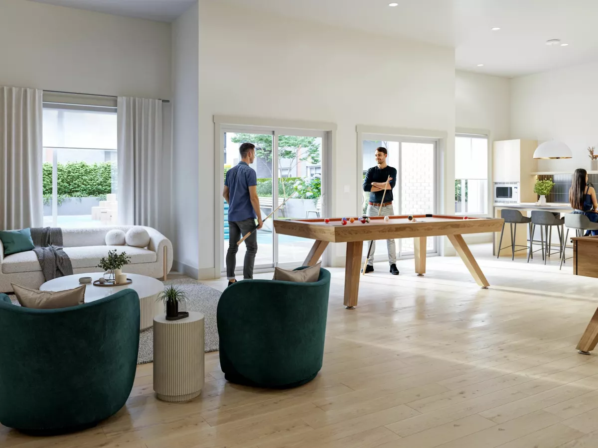 Exterior Rear Photo of B408 5360 204 Street, Langley, BC