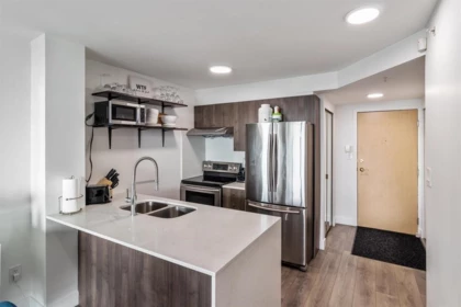 Kitchen Island Photo of 1202 2763 Chandlery Place, Vancouver, BC