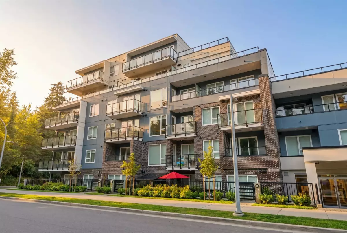 Exterior Rear Photo of 305 2002 St. George Street, Port Moody, BC