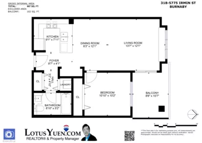 Garage Interior Photo of 318 5775 Irmin Street, Burnaby, BC