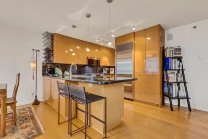 Kitchen Photo of 1404 819 Hamilton Street, Vancouver, BC
