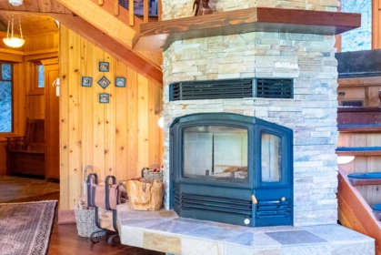 Aerial View of 8807 Ainslie Point Road, Pender Island, BC