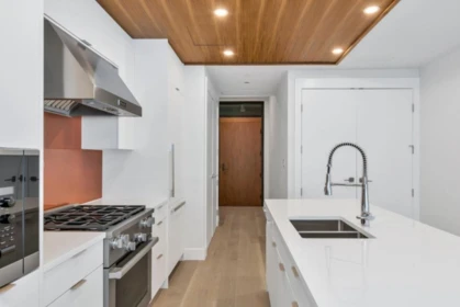 Kitchen Island Photo of 603 6699 Nelson Avenue, Vancouver, BC