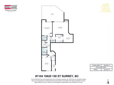 Entry Foyer Photo of 1104 10620 150 Street, Surrey, BC