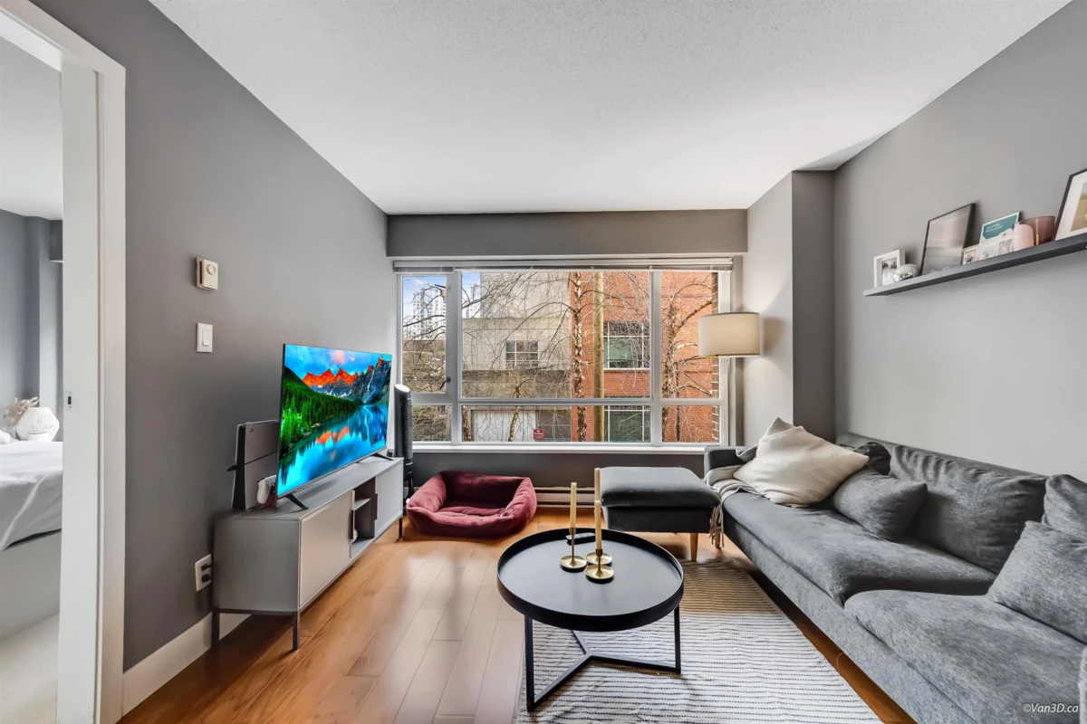 Dining Area Photo of 213 1088 Richards Street, Vancouver, BC
