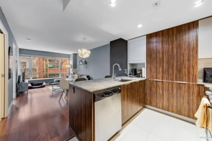 Kitchen Island Photo of 213 1088 Richards Street, Vancouver, BC