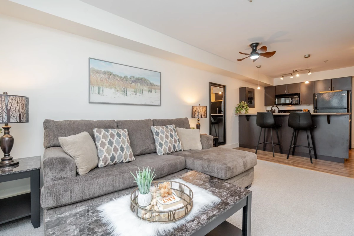 Living Room Photo of 104 2515 Park Drive, Abbotsford, BC