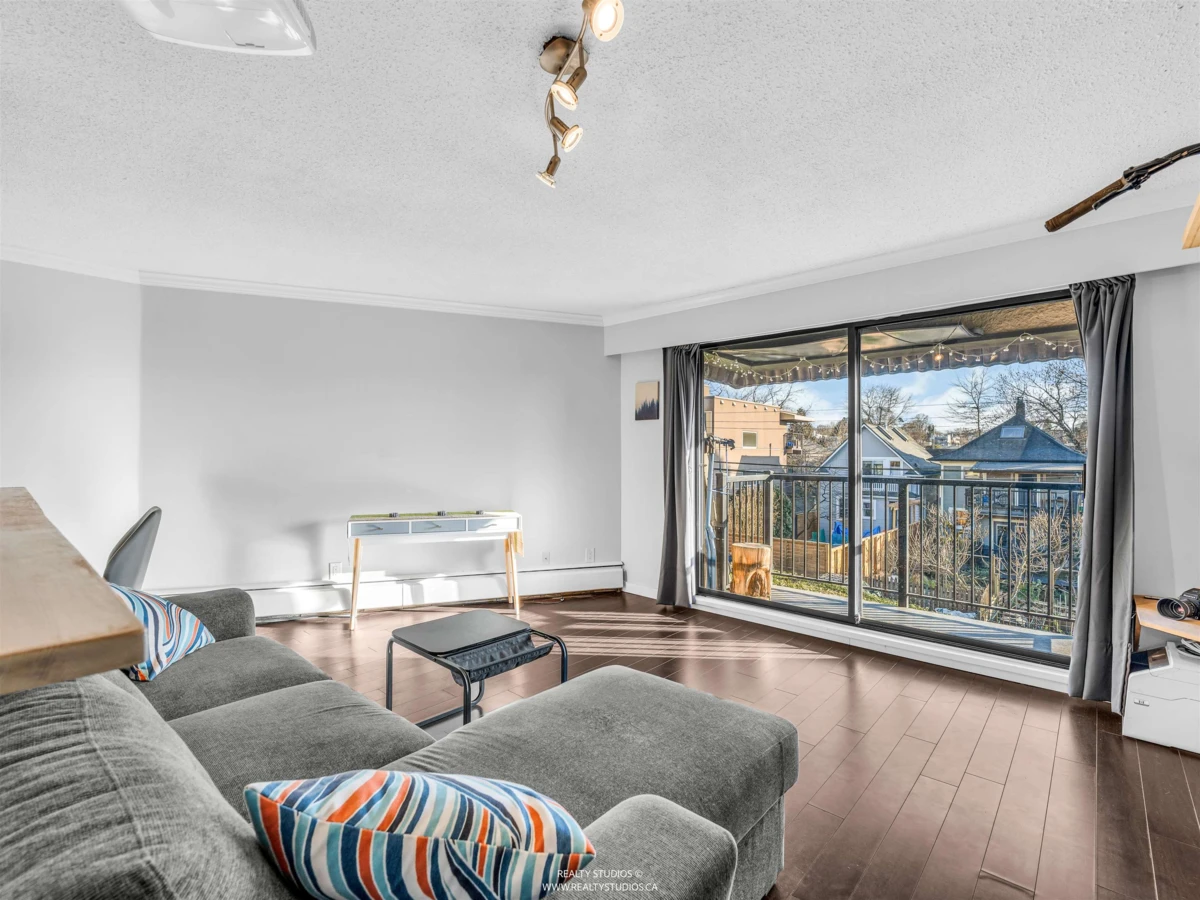 Living Room Photo of 306 2222 Cambridge Street, Vancouver, BC