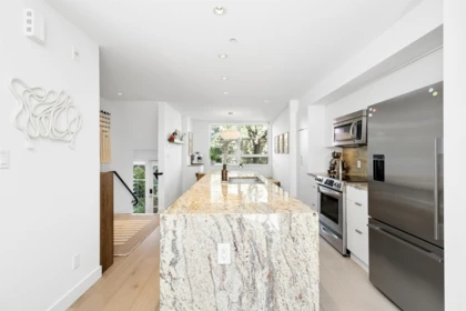Kitchen Island Photo of 2 265 E 8th Street, North Vancouver, BC