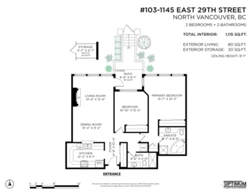 Aerial View of 103 1145 E 29th Street, North Vancouver, BC