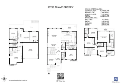Bedroom 3 Photo of 16759 18 Avenue, Surrey, BC