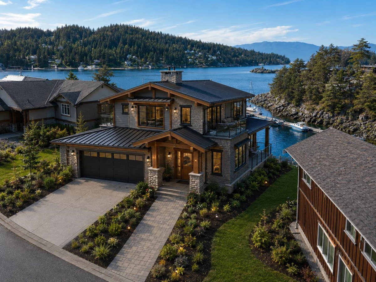 Exterior Rear Photo of Lot 32 4622 Sinclair Bay Road, Garden Bay, BC