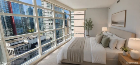 Bedroom 3 Photo of 1904 1205 W Hastings Street, Vancouver, BC