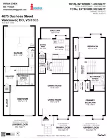 Powder Room Photo of 4875 Duchess Street, Vancouver, BC