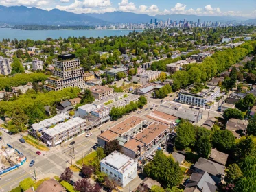 Aerial View of 302 3788 W 10th Avenue, Vancouver, BC