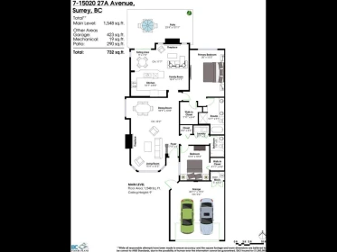 Outdoor Deck Photo of 7 15020 27a Avenue, Surrey, BC