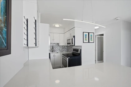 Kitchen Island Photo of 802 1251 Cardero Street, Vancouver, BC