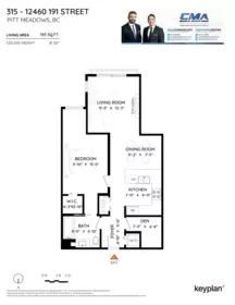 Aerial View of 315 12460 191 Street, Pitt Meadows, BC