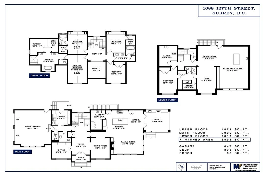 Exterior Rear Photo of 1688 127 Street, Surrey, BC