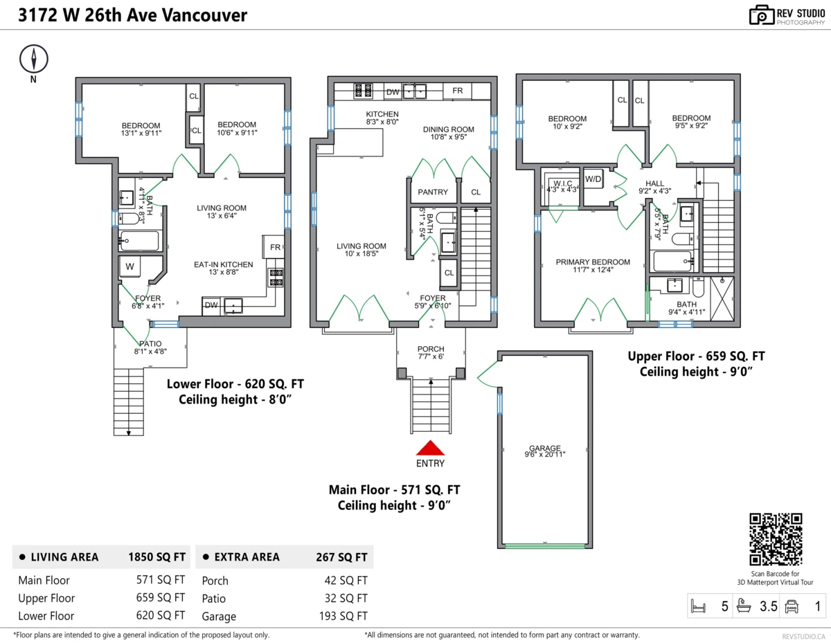 Exterior Rear Photo of 3172 W 26th Avenue, Vancouver, BC
