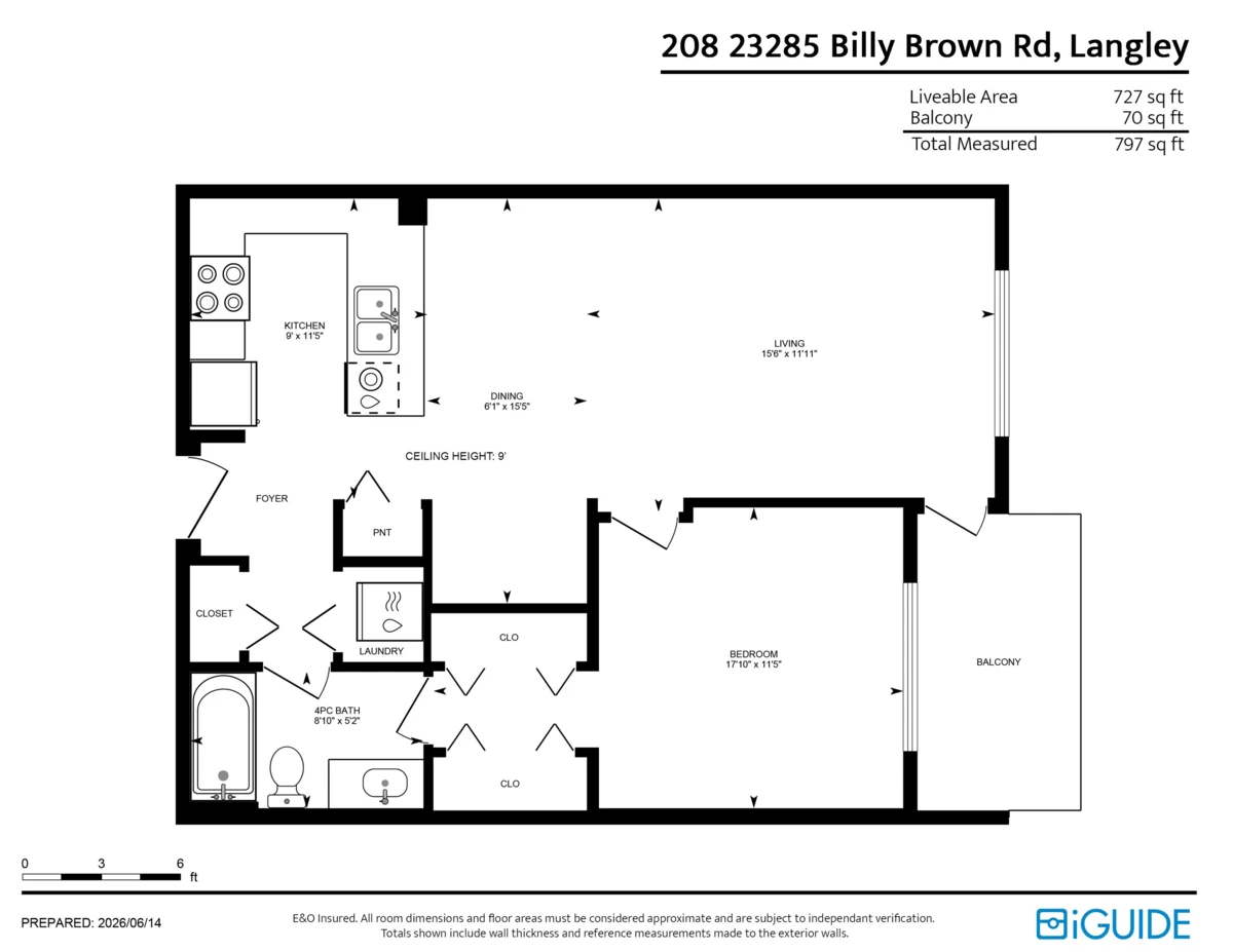 Dining Area Photo of 208 23285 Billy Brown Road, Langley, BC