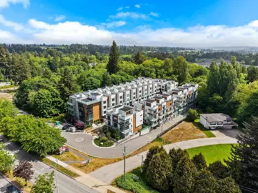 Aerial View of 306 6338 King George Boulevard, Surrey, BC