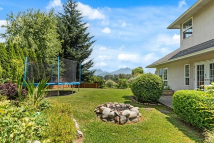 Aerial View of 8767 Freeland Place, Chilliwack, BC
