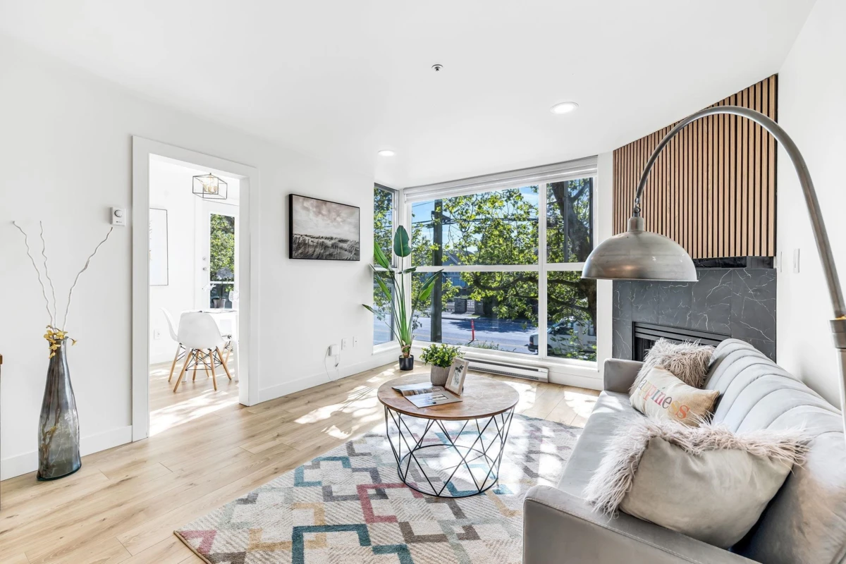 Living Room Photo of 105 7700 Gilbert Road, Richmond, BC