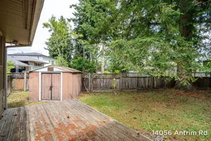 Aerial View of 14054 Antrim Road, Surrey, BC
