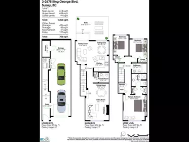 3 2678 King George Boulevard, Surrey, BC, Surrey — Townhouse for sale