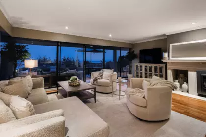 Living Room Photo of 14 2246 Folkestone Way, West Vancouver, BC
