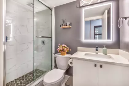 Guest Bathroom Photo of 1606 9868 Cameron Street, Burnaby, BC