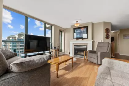 Living Room Photo of 1703 6611 Southoaks Crescent, Burnaby, BC