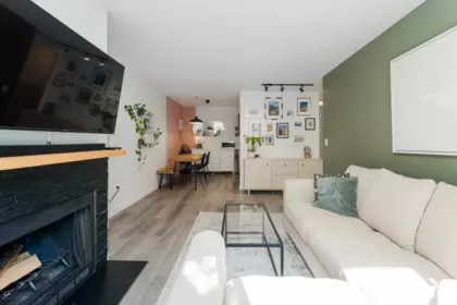 Living Room Photo of 403 1169 Nelson Street, Vancouver, BC