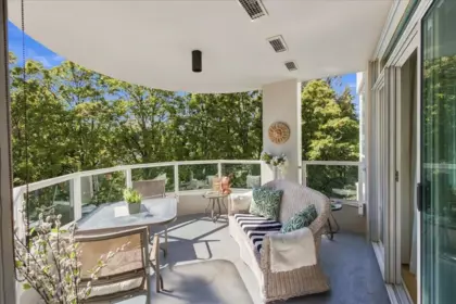 Outdoor Deck Photo of 402 995 Roche Point Drive, North Vancouver, BC