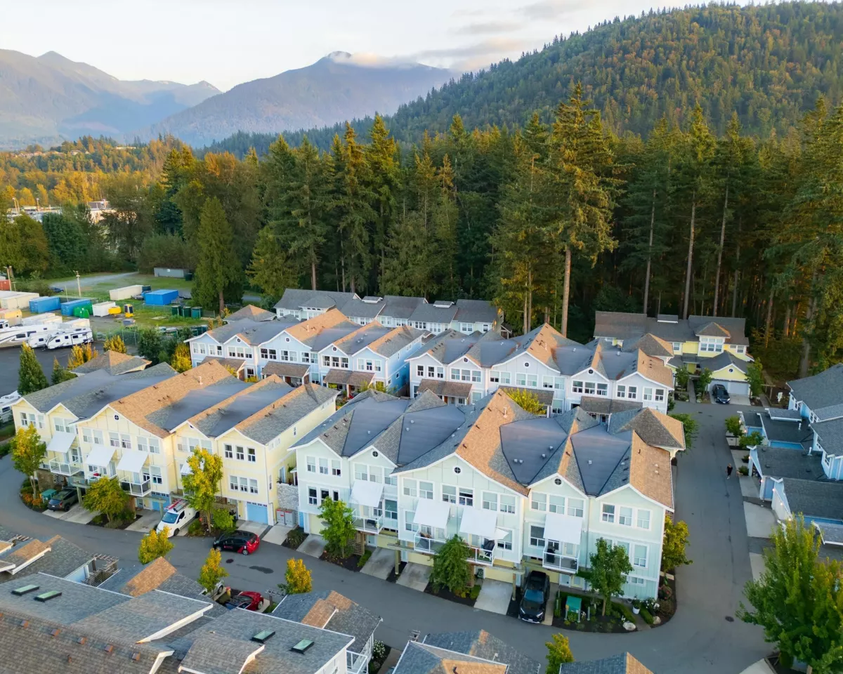 Aerial View of 39 44849 Anglers Boulevard, Chilliwack, BC