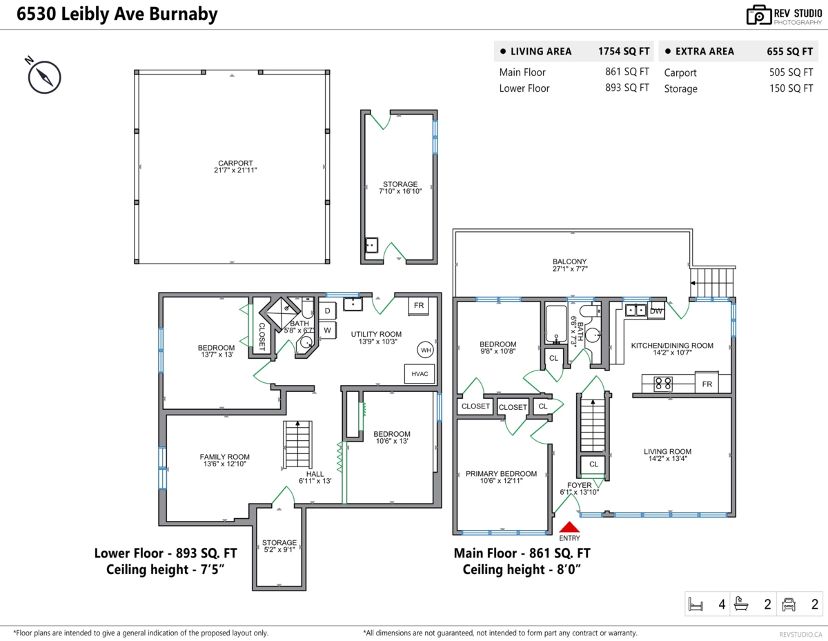 Living Room Photo of 6530 Leibly Avenue, Burnaby, BC