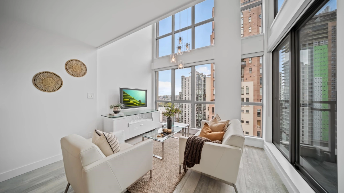 Family Room Photo of 1802 1238 Richards Street, Vancouver, BC