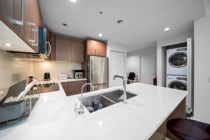 Kitchen Island Photo of 101 5981 Gray Avenue, Vancouver, BC