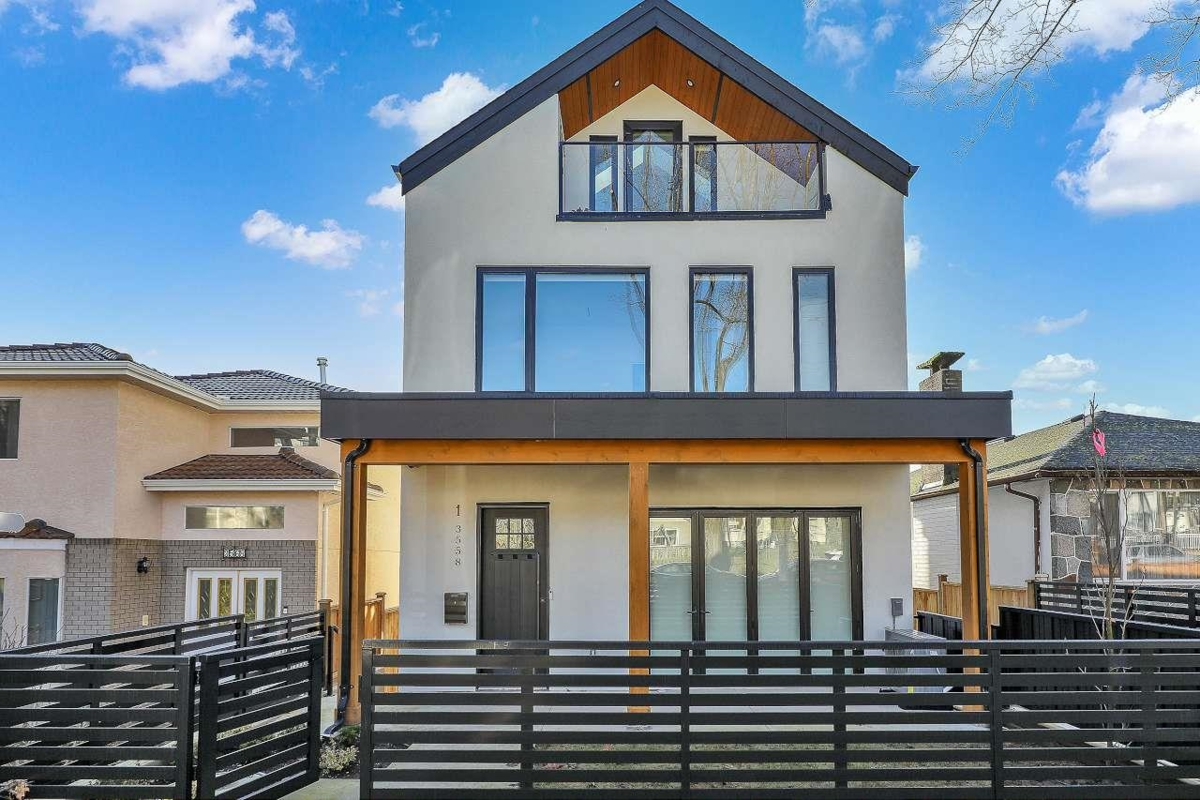 Exterior Rear Photo of 1 3558 Turner Street, Vancouver, BC